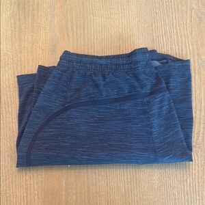 Blue Lululemon athletic shorts